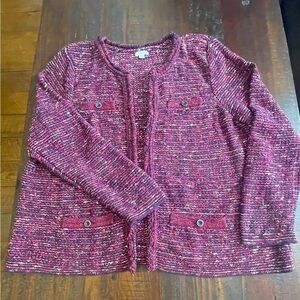 Cute J. Jill multi colored cardigan